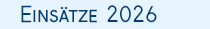 Einsätze 2026
